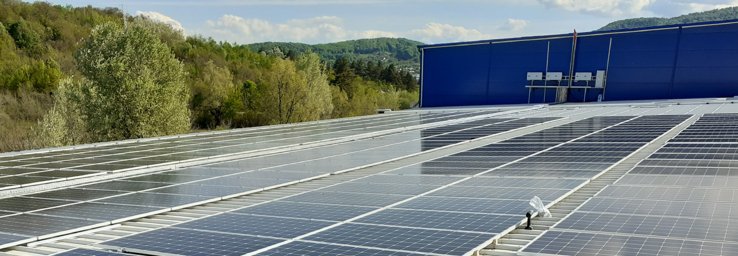 Construirea centralei fotovoltaice pentru compania Swisscaps